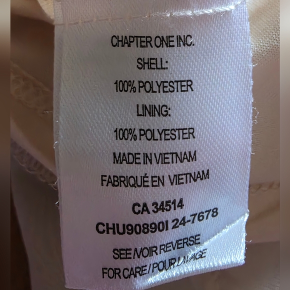 2/30$ Autres Filles Floral Chiffon Blouse Pink & Cream Ruffle Sleeves Top,Size S - Picture 9 of 12